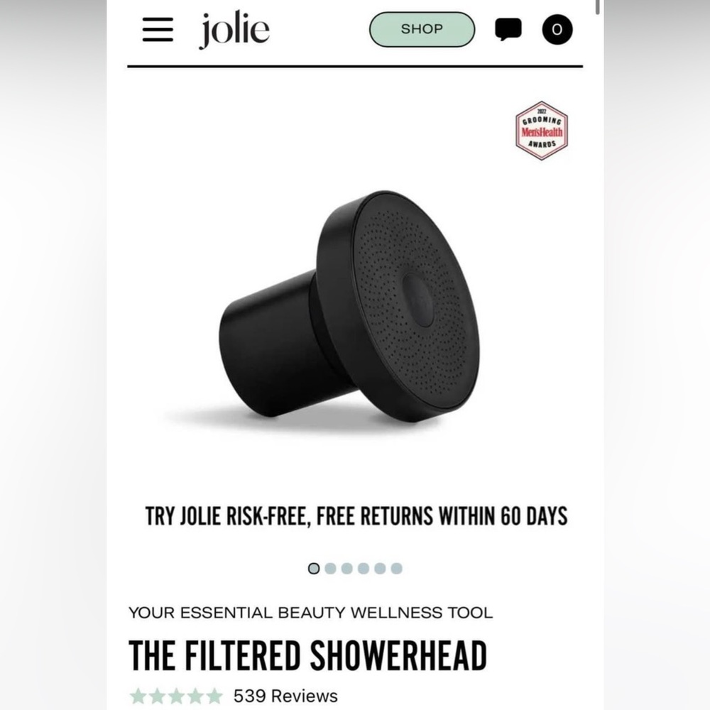 Jolie Showerhead filter